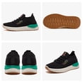 thumbnail image 7 of HOBIBEAR Walking Shoes Women Runing Sneakers Breathable Mesh Workout Shoes All Black US 8, 7 of 7
