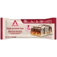 thumbnail image 2 of Atkins High Protein Bars, Brownie Delight Flavor, 15g of Protein, 4g Net Carbs, Keto Protein Bars, Low Sugar, 4 Count, 2 of 8