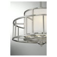 thumbnail image 5 of Satin Nickel Four Light Fandelier from the Oslo Collection, 5 of 5