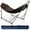Brown, variant on Tranquillo Universal 106" Double Hammock w/Adjustable Stand and Bag, Black