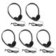 thumbnail image 1 of 5PCS Classroom Headphones Kids Headphones 3.5mm Audio Headset for Students Children Toddler Teens, 1 of 5