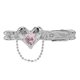 thumbnail image 1 of Pinza para el pelo de acero inoxidable con diamantes de imitación para mujer, horquilla para niña, accesorio de estilo encantador, 1 of 14