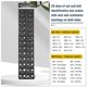 thumbnail image 2 of 28 Size Nut and Bolt Thread Checker, Bolt Size and Thread Gauge, Bolt and Nut Identifier Gauge, Bolt Gauge-, 2 of 5