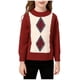 thumbnail image 2 of Blusas y camisas de cuello redondo y manga larga para niños, unisex, de invierno, con diseño de rompecabezas a juego, estilo jersey, jersey de punto de manga larga, top de poliéster para niños, 2 of 8