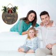 thumbnail image 4 of Eveokoki 11" Choose Kindness And Laugh Door Sign Plaque,Welcome Wall Hanging Signs Front Door Decor Home Decorative Door Sign Wooden Plaque Hanger for Bedroom Porch Yard, 4 of 5