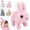 Pink, variant on 2026 New Easter Realistic Bunny Toy That Moves, Easter Realistic Bunny Interactive Jumping and Twitching Ear Rabbit