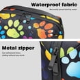 thumbnail image 4 of Dog Paw Print Travel Case Storage Box Charger Case Organizer Cord Storage Organizer Box - Oxford Fabric Waterproof Electronic Digital Accessories Organizer Case, 5.9x9.44x3.14 in, 4 of 6