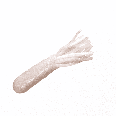 Arkie Lures Double Dip Salty Tube Fishing Lure Pearl 3.5