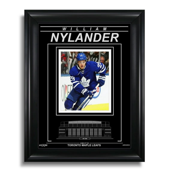 William Nylander Toronto Maple Leafs Gravé Photo Encadrée - Action Focus