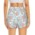 thumbnail image 4 of Goofa Cute Rabbit And Heart Printed Women 2 in 1 Running Shorts,Quick Dry Athletic Workout Shorts,High Waisted Athletic Shorts with Liner Pockets-Small, 4 of 9
