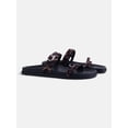 thumbnail image 2 of No Boundaries Women's Double Strap Footbed Sandals, 2 of 5
