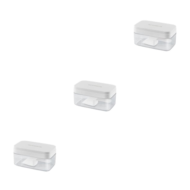 Molde para cubitos de hielo Inteprter tapa caja de almacenamiento apilable