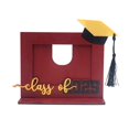 thumbnail image 2 of Cqxid Desktop Item Under $10 2025 Graduation Wooden Photo Frame Photo Frame With Graduation Cap Horizontal Wooden Table Decoration Friend Graduation Graduation Decoration, 2 of 6