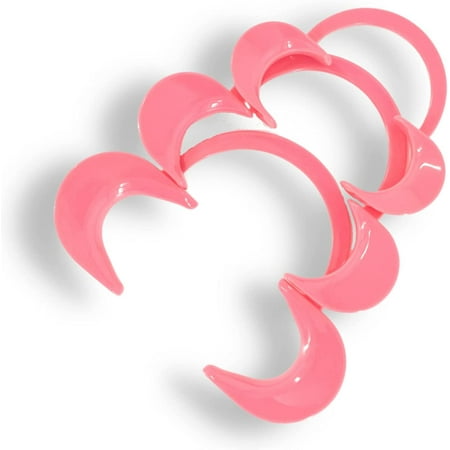 Cheek Retractor Mouth Opener C-Shaped 3 Pack Small Medium & Large Teeth Whitening Supplies Tooth Gem Supplies Cute Solid Pink Design