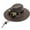 #2(Coffee), variant on PU Leather Western Cowboy Hat with Removable Sunglasses Wide Brim Jazz Fedora for Men Women Halloween Outdoor Travel Sun Shade Knight Headwear, Coffee