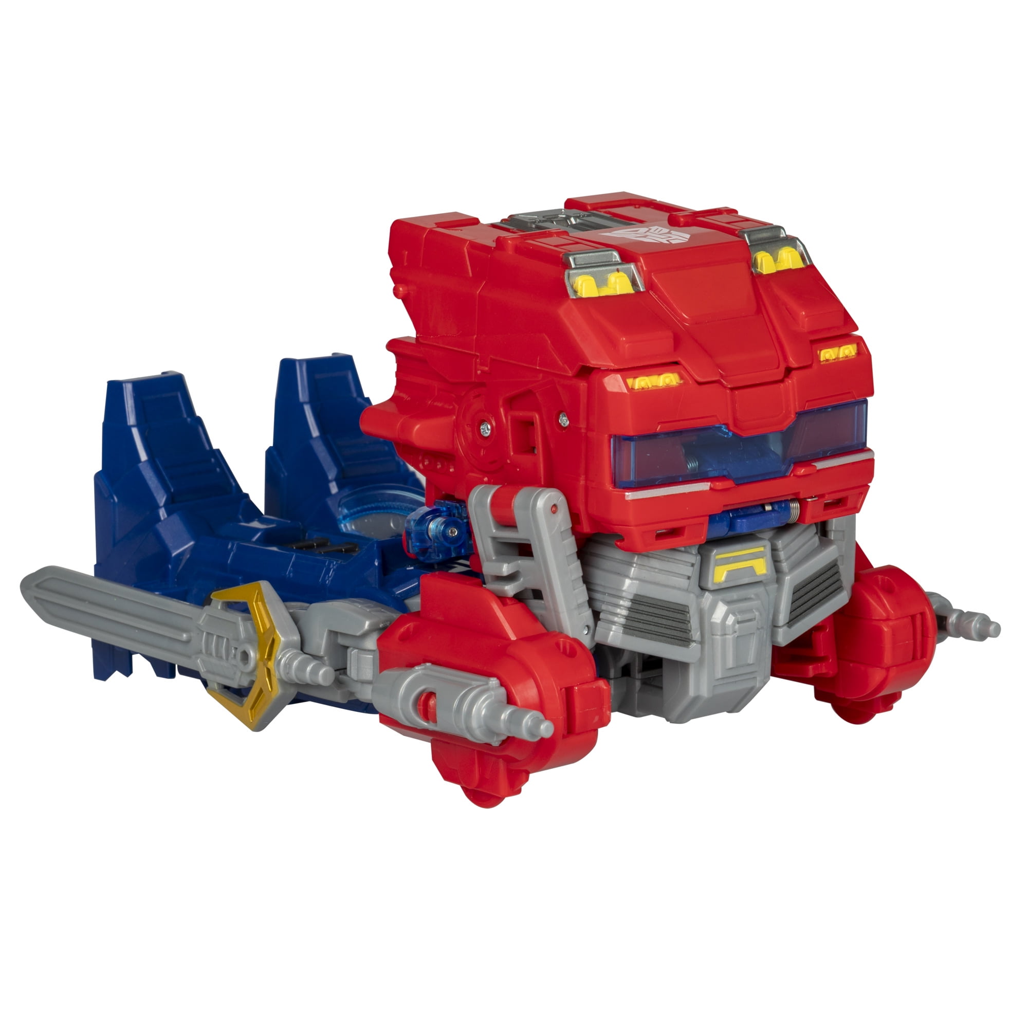 Transformers One Power Flip Optimus Prime (Orion Pax) Action Figure, 10” Interactive Robot Toy  (图3)
