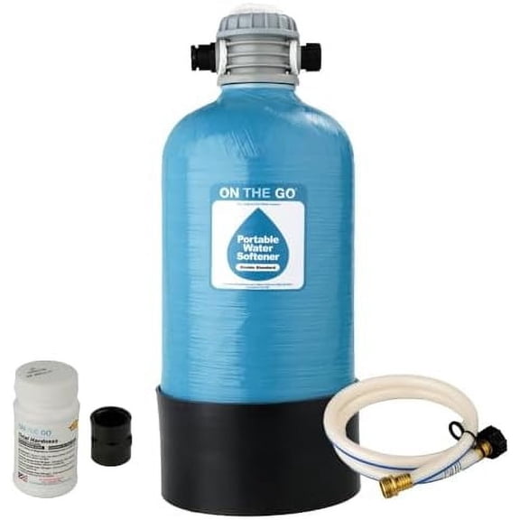 OTG4-DBLSOFT-Portable 16,000 Grain RV Water Softener (NOT made in China, assembled by U.S. Workers in Indiana)