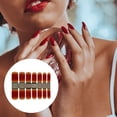 thumbnail image 4 of Nail Sticker Self-adhesive Style Not Susceptible to Allergies Waterproof Bendable Removable Paster Full Coverage Manicure Tips C1052, 4 of 7