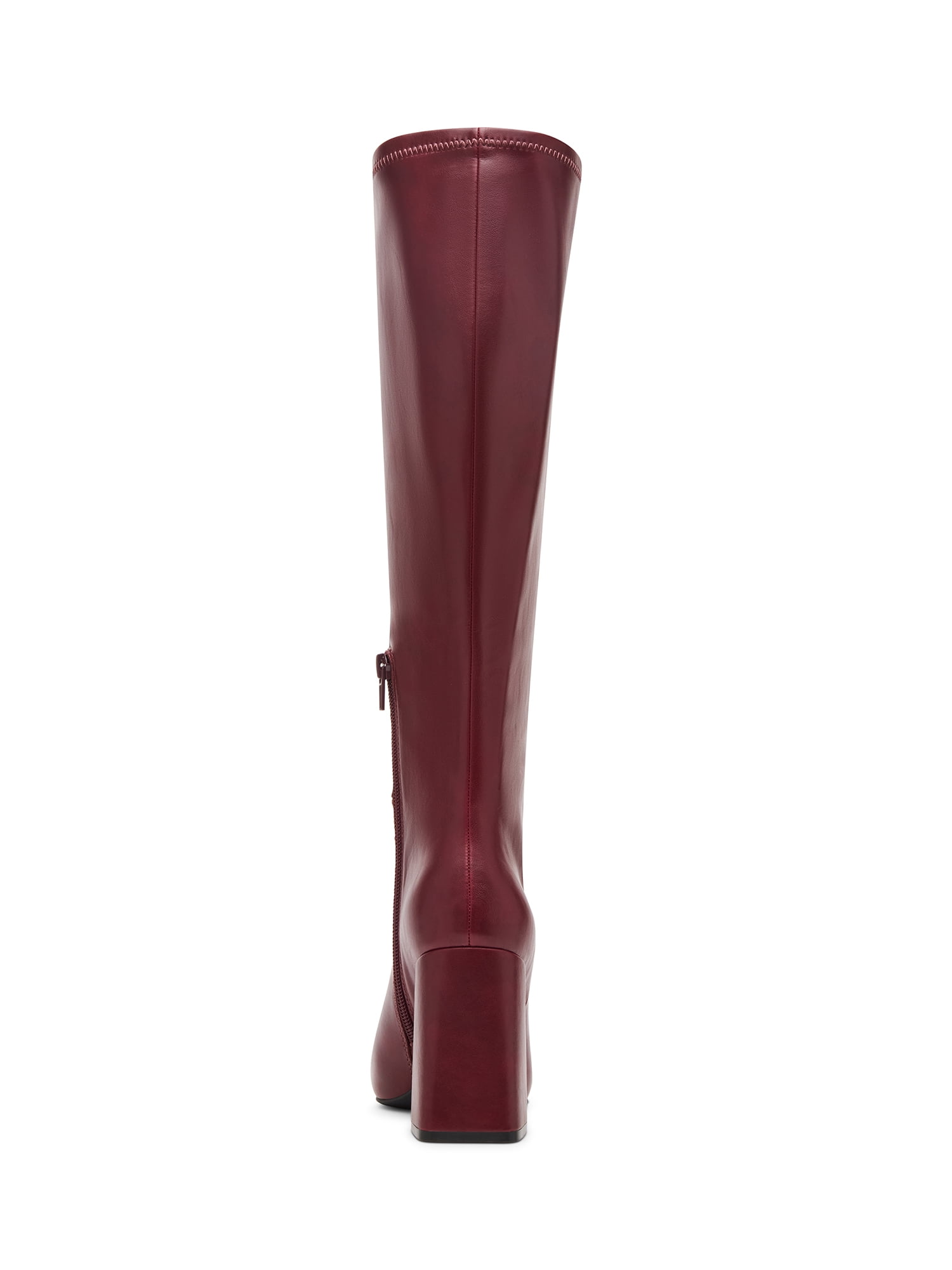 Madden Girl Women's Wesley Block Heel Tall Shaft Boot (Wide Calf Available)