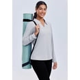 thumbnail image 5 of Pinspark Women's UPF 50+ Sun Shirts Long Sleeve Workout Tops Lightweight V Neck Hiking Running Fishing Golf Shirt for Summer, 5 of 6