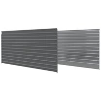 Arrow 29 x 9 ft Charcoal 2 Side Walls Kit For Steel Carport