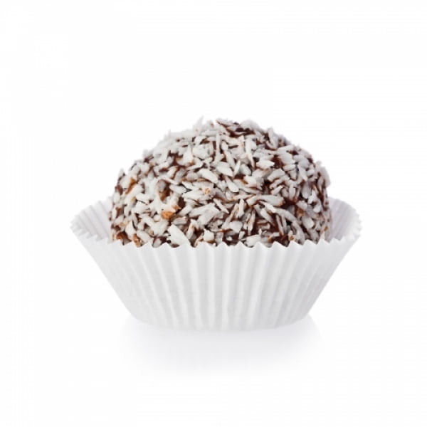 12 Red Velvet Truffles Rolled In Coconut by