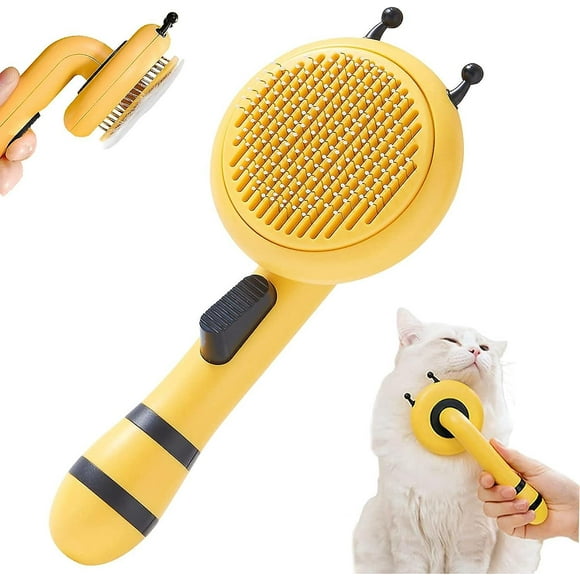 Dww-brosse Pour Chiens Et Chats, Brosses De Toilettage Pour Chats Et Chiens Autonettoyante Brosse Poils Morts Pour Chat Chien Enlvement Des Poils En U