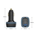thumbnail image 2 of NATEFEMIN 105W USB Car Charger Quick Charge Technology 65W Power Delivery 12-24V Input Fast Charging, 2 of 9