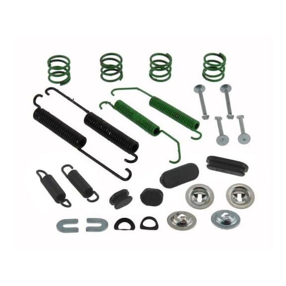 Rear Drum Brake Hardware Kit - Compatible with 2007 - 2017 Jeep Patriot 2008 2009 2010 2011 2012 2013 2014 2015 2016