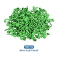 thumbnail image 3 of Uxcell 1000Pcs Paper Brass Fasteners Split Pins Green 0.2 x 0.35", 3 of 7