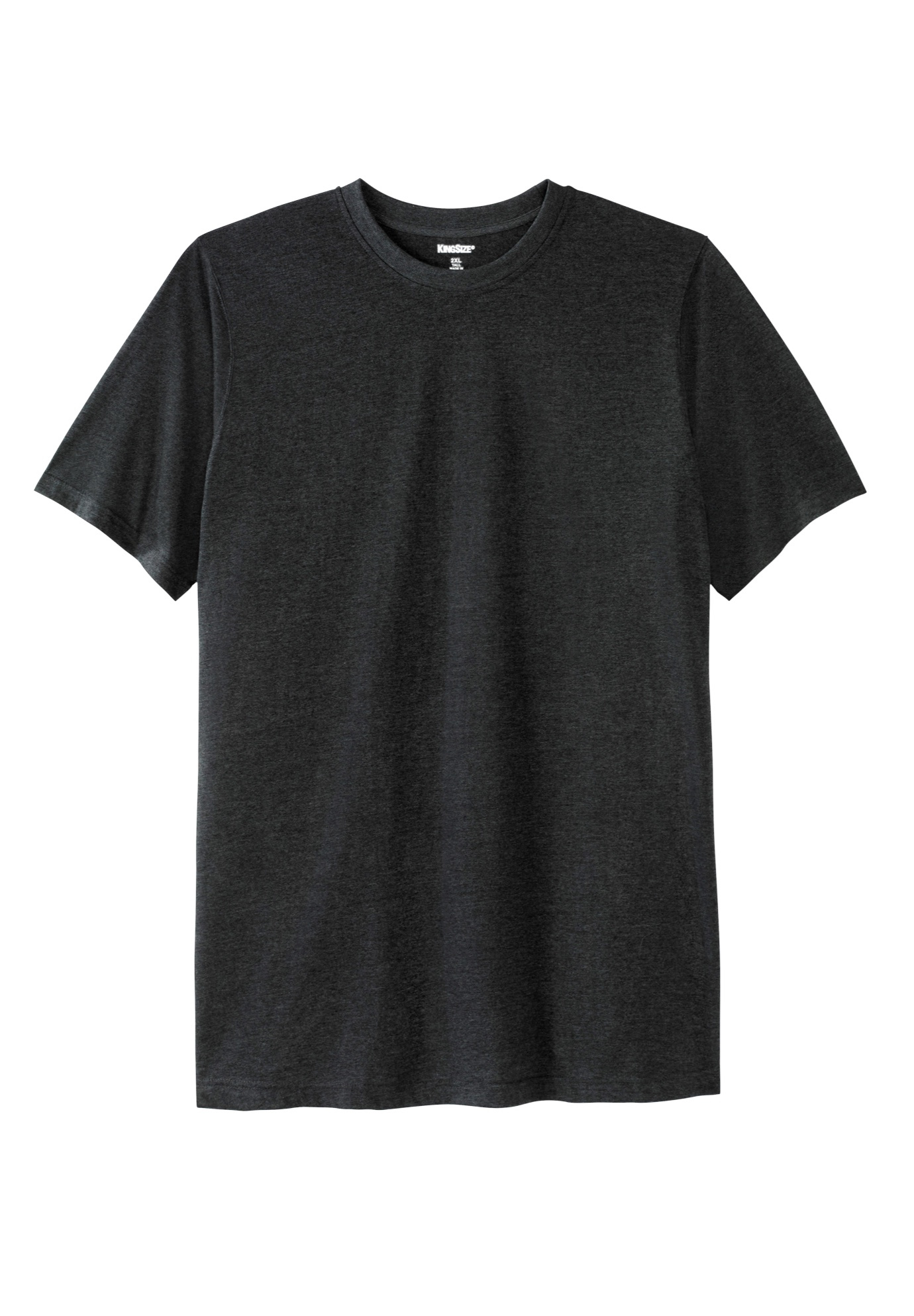 Heather Charcoal 5XL Big KingSize Mens Big /& Tall Lightweight Muscle T-Shirt