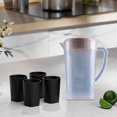 thumbnail image 4 of LutIedan Clear Plastic Pitcher with Leakproof Lid Large Capacity Water Drink Containers for Iced Tea Lemonade Cold Beverages Juices Milk Kitchen Dining Essentials, 4 of 6