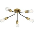 thumbnail image 4 of Quoizel Latitude 5-Light 28" Ceiling Light in Western Bronze, 4 of 4