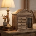 thumbnail image 2 of Sfugno Jewelry Box for Women, Rustic Wooden Jewelry Organizer Box for Storage Earrings Rings Necklace Bracelet, Farmhouse Style Wood Jewelry Boxes & Organizers, 2 of 3