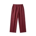 thumbnail image 3 of HomeDM Mens Athletic Sweatpants with Pockets Workout Casual Hiking Pants Wine Elastic Waist Athletic Joggers Size XL, 3 of 6