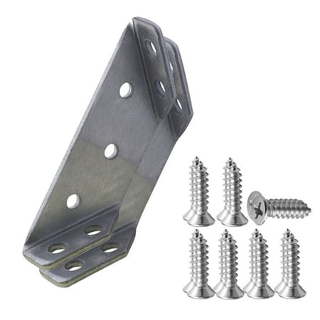 

GNFQXSS Stainless Steel Multifunctional Corner Three Sided Fixed Corner Brace Cabinet Trapezoidal Hanging Angle Hanging Layer Board Support Furniture Connecto B
