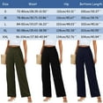 thumbnail image 2 of XINXIAOO Womens Trousers Women Pants Casual Black Baggy Pants Women Loose Pants Elastic Pants for Women Summer Pants, 2 of 5
