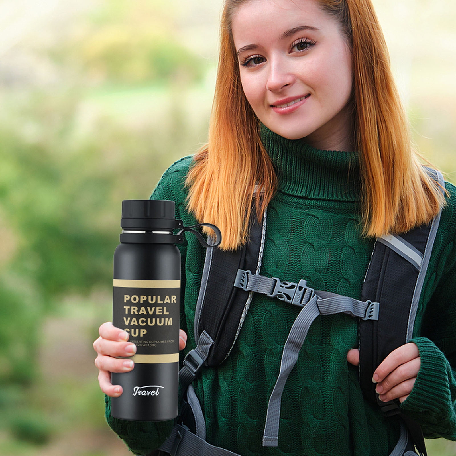 BCZHQQ 650ml Thermal Insulated Stainless Steel Water Bottle - High Capacity, Portable Sports Cup with Stylish Design for Women,Summer Saving Clearance