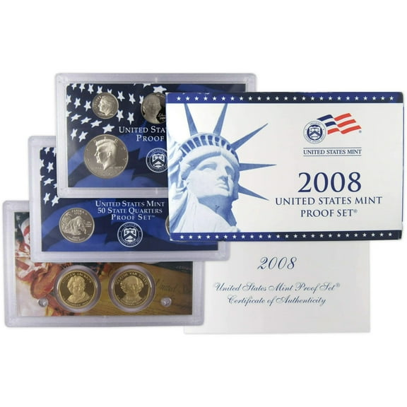 2008 United States Mint Clad Proof Coin Set with Box & COA