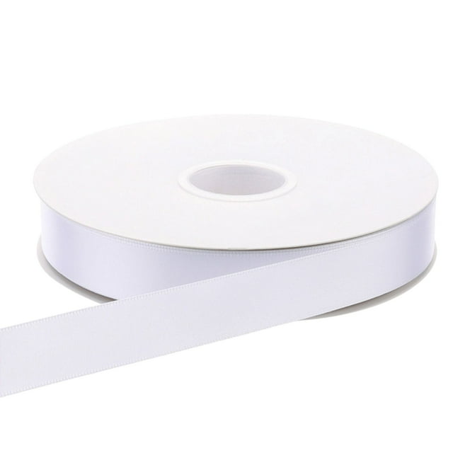Uklsqma Polyester Satin Ribbon 2.5Cm Width 80M Length Solid Color Durable Gift Wrapping Ribbon Webbing for Bouquets Cake Boxes Floral Decorations and Craft Projects