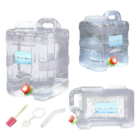 

Water Container with Spout|Camping Water Storage Bucket Water Dispenser for Beverage|Portable Water Tank with Ergonomic Handle