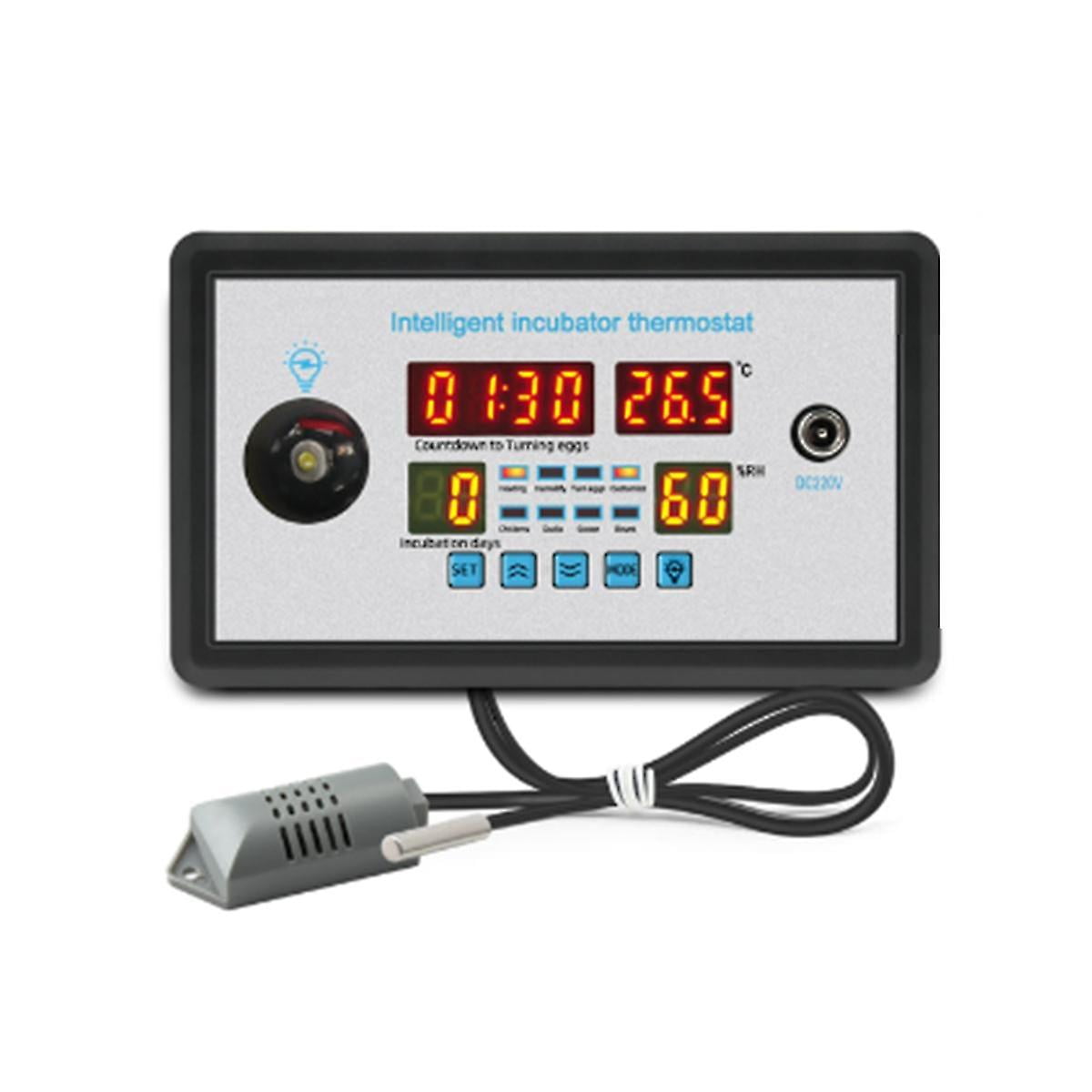 Termostato Intelligente Incubatore Frefgikty - Controllo Umidit&agrave; E Temperatura 12V Automatico