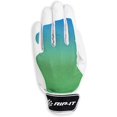 thumbnail image 2 of RIP-IT Girls Blister Control Softball Batting Gloves - Aqua Lime - Large, 2 of 7