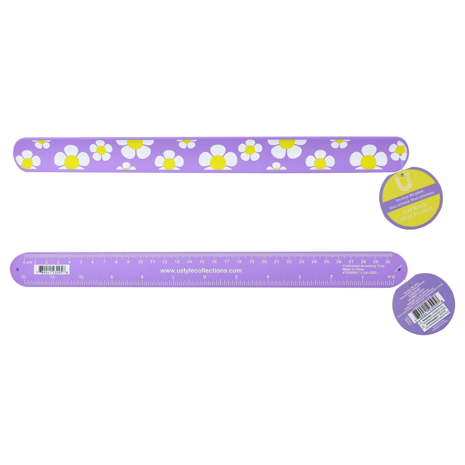U Style Slap Bracelet Ruler, Daisy - Walmart.ca