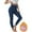Navy, variant on Fiaer Lined Leggings Women Plus Size Thermal Yoga Pants Thickened High Waisted Warm Slim Fit Trousers White XL