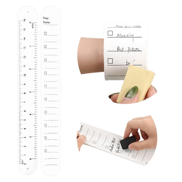 Silicone Snap Ring To do list Memo Bracelet Jo do list Erasable Easy Easter Crafts for Kids Stationery Organizer Shelf Cat Crafts for Girls Ages 8-12 Stationery Organizer Clear Easter Crafts for Kids