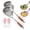 2pcs, variant on Heavy Duty Stainless Steel Skimmer with Wooden Handle, Slotted Spider Strainer for Deep Frying Oil Draining Pasta Dumplings, Heat Resistant Large Ladle