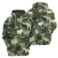 thumbnail image 5 of Sudadera con capucha de gran tamaño con estampado 3D de burro para hombre y mujer, moda Y2K, ropa de calle, jerséis con capucha, ropa para niños, 5 of 5
