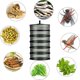thumbnail image 2 of 6-Layer Foldable Hanging Drying Rack with Scissors - Large Mesh Storage Net for Herbs, Buds, and Plants, 2 of 5
