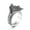7, variant on Big Fish Tail Mermaid's Tail Ring Stainless Steel Vintage Biker Lucky Punk Ring-10